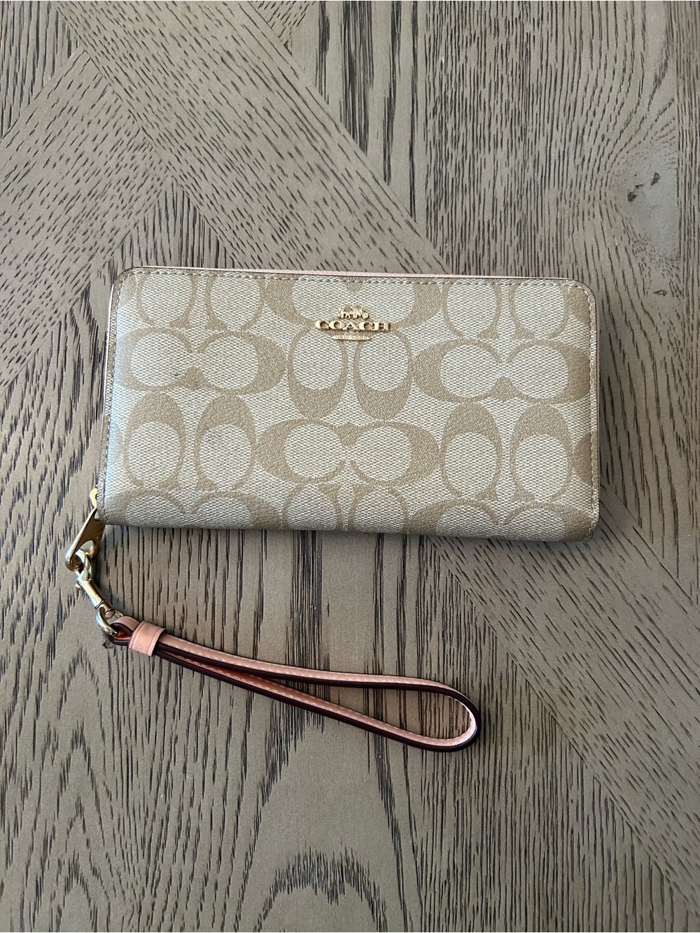 Coach Zip Wallet Wristlet